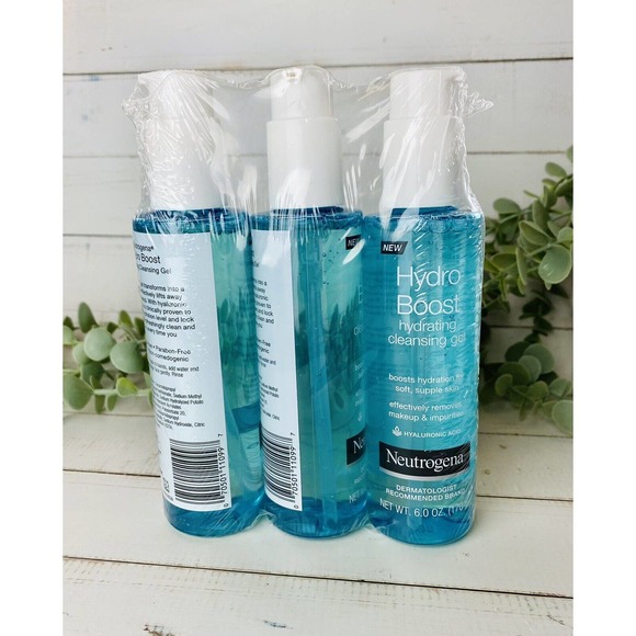 Neutrogena Skincare Neutrogena Hydro Boost Hydrating Hyaluronic Acid Cleansing Gel 6 Oz Pack